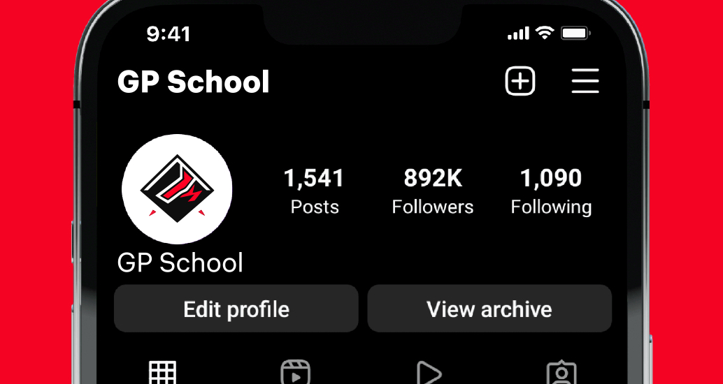 Логотип компании «GP School» 1