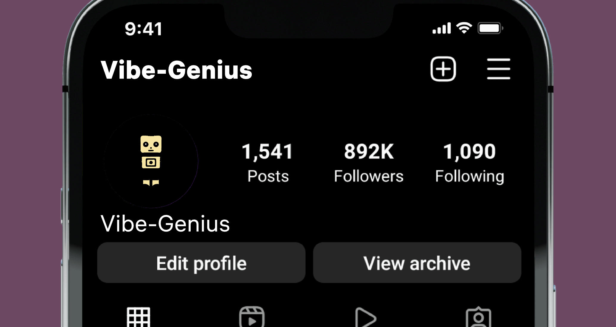 Company logo «Vibe-Genius» 1