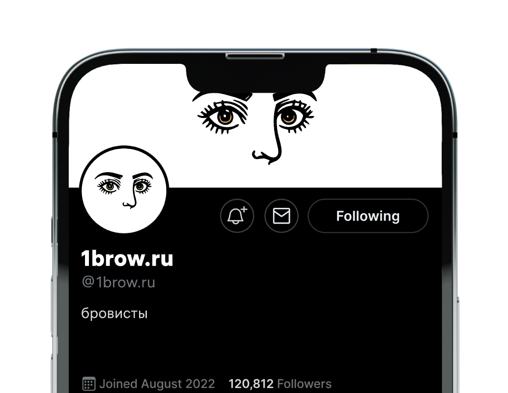 Логотип компании «1brow.ru» 1