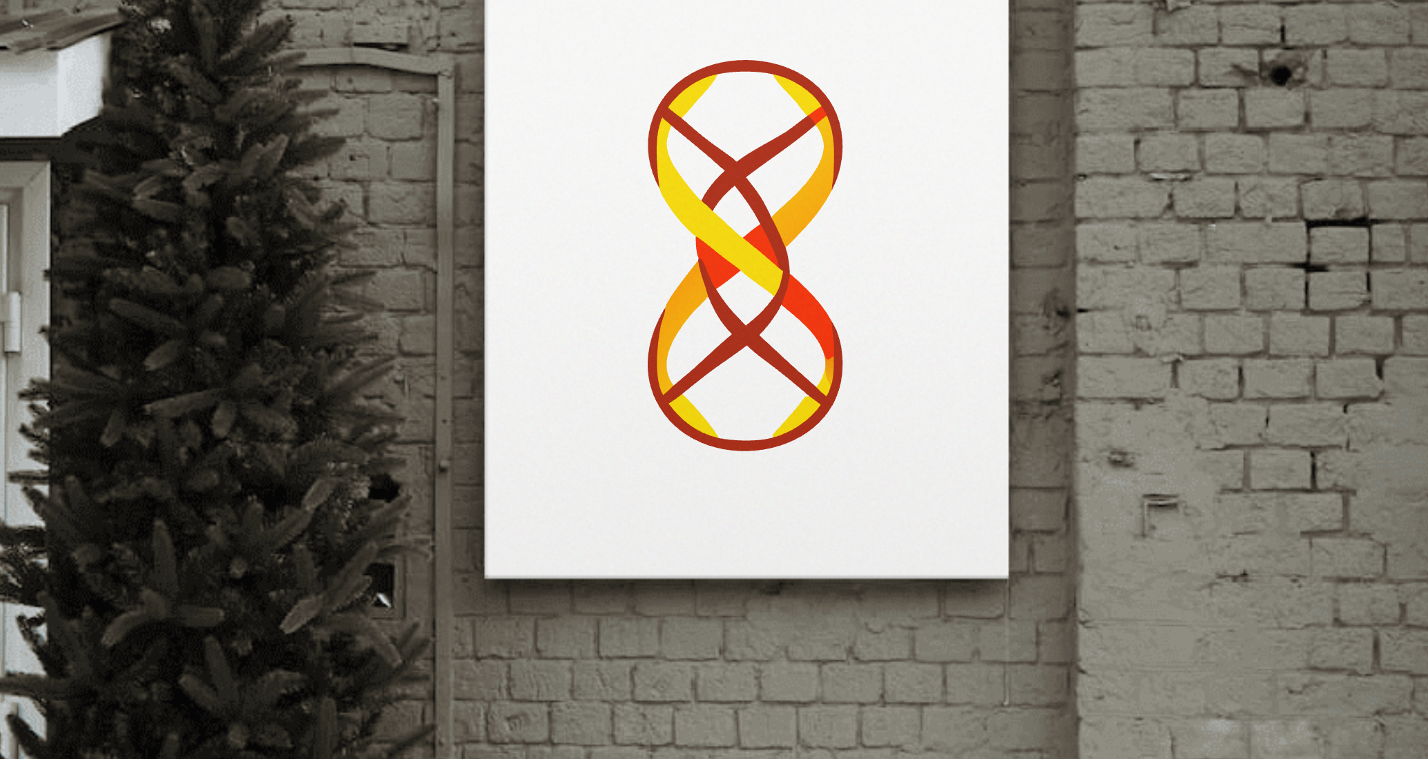 Логотип компании «Дизайн рождается здесь» 4