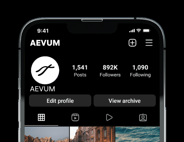 Логотип компании «AEVUM» 1