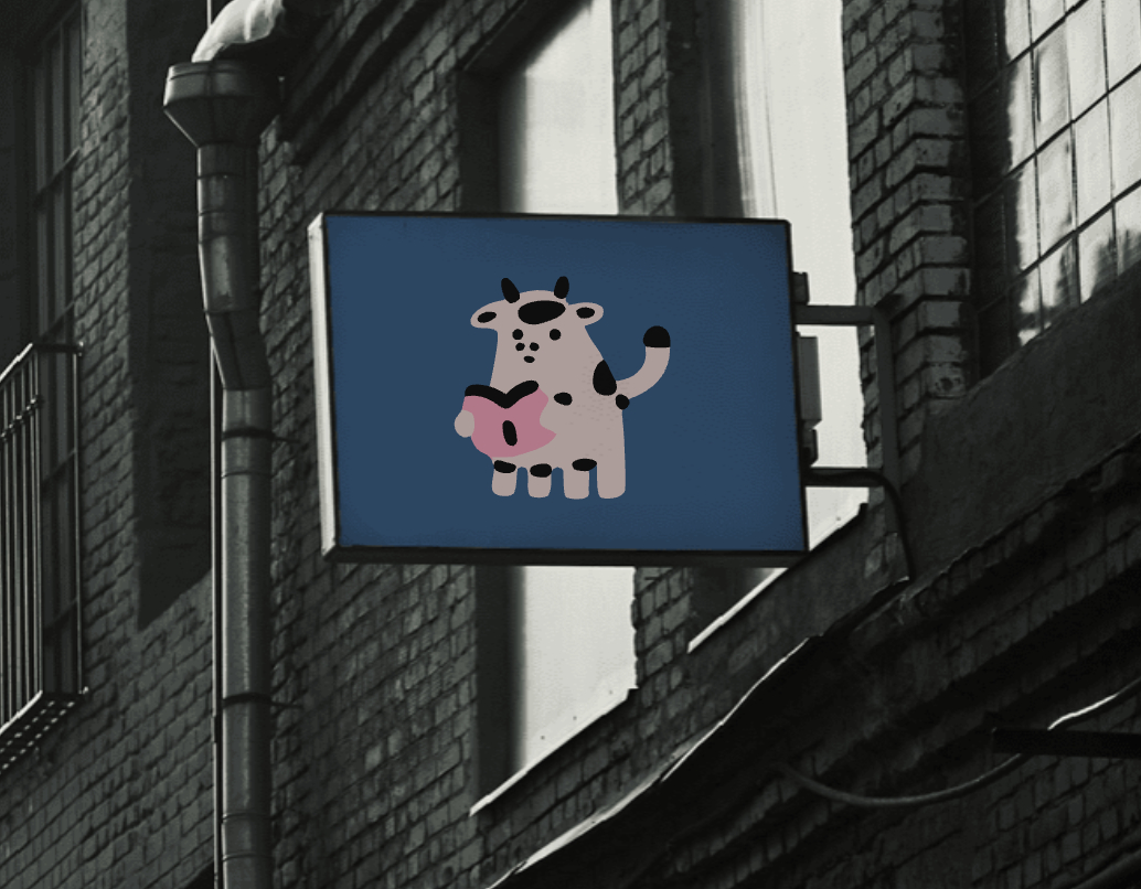 Логотип компании «умная корова» 4