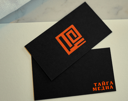 Логотип компании «Тайга Медиа» 3