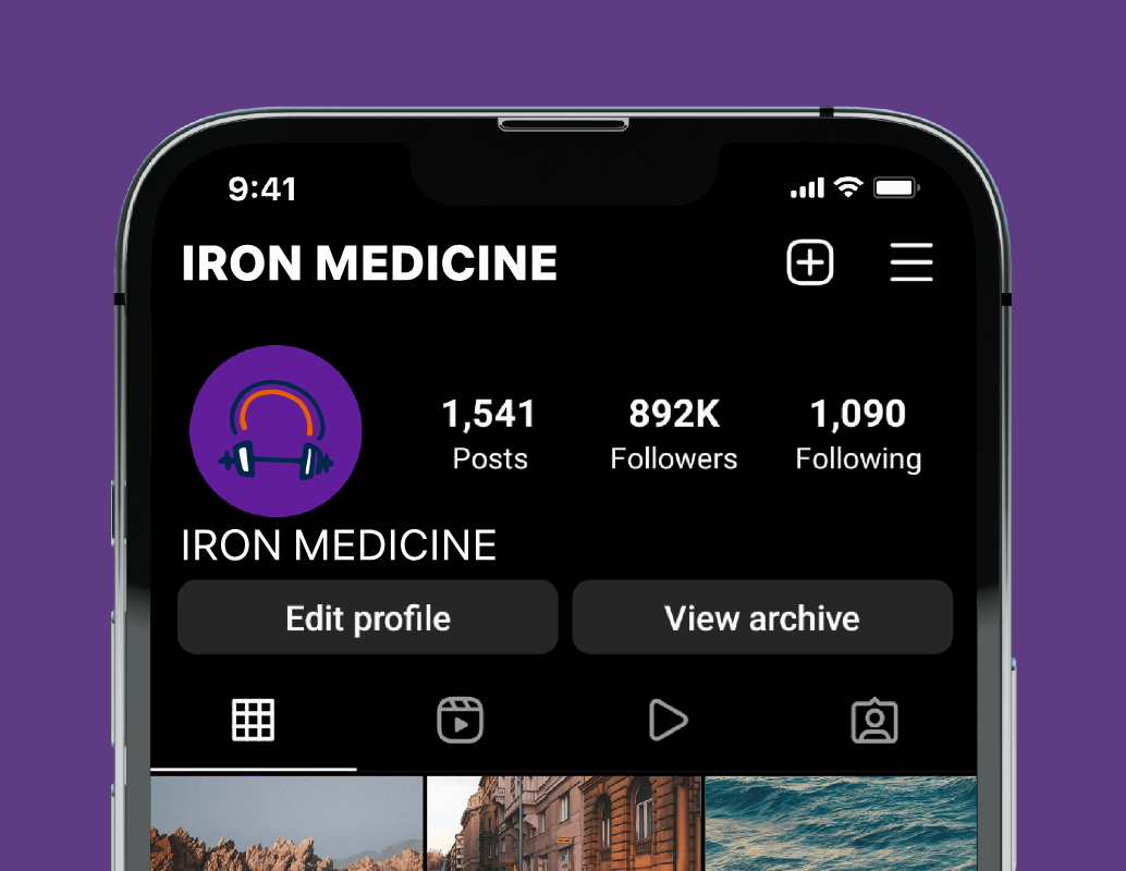 Logo of IRON MEDICINE